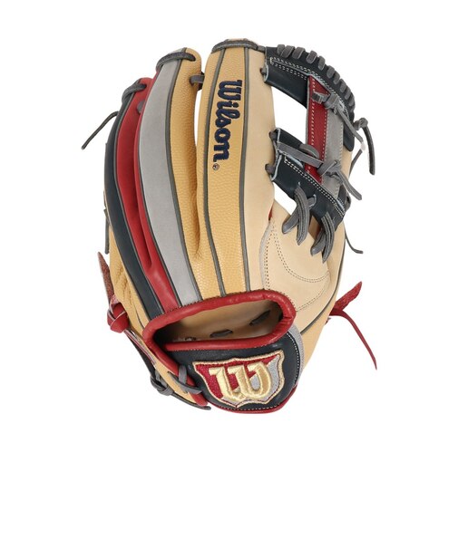 ウイルソン（Wilson）軟式用グラブ 内野手 一般用 The Wannabe Hero デュアル 外野手用 87型 11.8 WBW101776