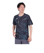 スフィーダ(SFIDA)サッカー フットサルウェア TEAMPres プラクティスシャツ 半袖 SA-24805 BLK/PCFC 速乾