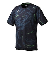 スフィーダ(SFIDA)サッカー フットサルウェア ジュニア TEAMPres プラクティスシャツ 半袖 SA-24805JR BLK/PCFC 速乾
