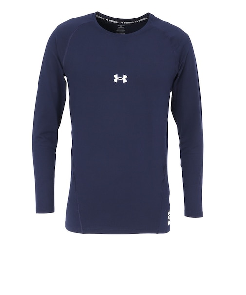 アンダーアーマー（UNDER ARMOUR）野球 アンダーシャツ ヒートギア コンフォート フィッティド ロングスリーブクルーネックシャツ 1384731 4…