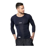 アンダーアーマー（UNDER ARMOUR）野球 アンダーシャツ ヒートギアアーマー コンプレッション 3/4 クルーシャツ 1378235 410 速乾