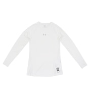アンダーアーマー(UNDER ARMOUR)野球 ジュニア 練習着 ヒートギアアーマー コンプレッション 長袖クルーネックシャツ 1384752 100