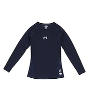 アンダーアーマー（UNDER ARMOUR）野球 ジュニア 練習着 ヒートギアアーマー コンプレッション 長袖クルーネックシャツ 1384752 410