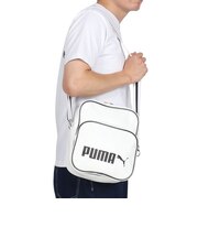 プーマ(PUMA)ショルダーバッグ ポータブル エナメルショルダーバッグ 白 12L 09098801 肩掛け ショルダー 通学