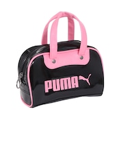 プーマ(PUMA)ハンドバッグ CLASSICS MINI グリップ 小型ボストンバッグ 黒 2.5L 09106301 ミニバッグ 手持ち 手提げ