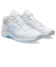 アシックス(ASICS)バスケ シューズ バッシュ LADY GELFAIRY 9 レディゲルフェアリー 白 安定 ミッドカット 1062A007.100