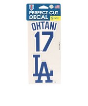 エムエルビー(MLB)野球 ドジャース 大谷翔平選手 転写シート ドジャース オオタニショウヘイ デカールステッカー
