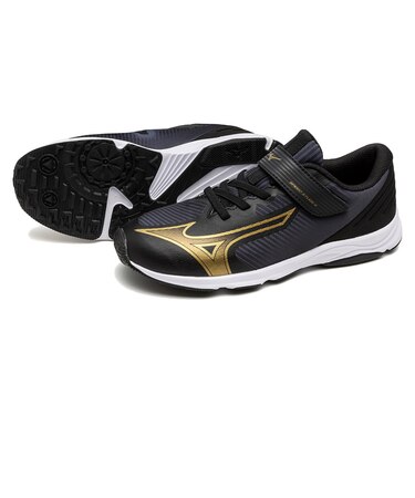 ミズノ（MIZUNO）ジュニアスポーツシューズ ベルクロ ベルト付き スニーカー スピードスタッズ4 ベルト K1GC242302