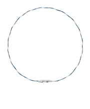 ファイテン(PHITEN)エクストリーム EXTREME チタンネックレス ワイヤートルネード ブルーネイビー 50cm 0223TG903653