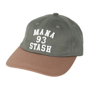 カレッジロゴキャップ 792-3274004 OLIVE