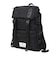 DOUBLE BELT ADMIX デイパック リュックサック 312410101BLK 19L 黒