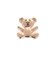 クロックス（crocs）ジビッツチャーム ゴールド テディ ベア 10011085