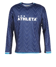 アスレタ(ATHLETA)サッカー フットサルウェア 長袖 グラフィック プラクティスシャツ 2418 NVY