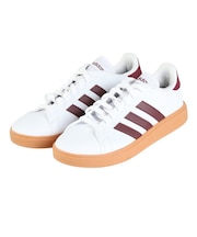 アディダス(adidas)スニーカー グランドコートベース2.0U ホワイト ID1181 カジュアル スポーツシューズ クラシカル 部活 通学 運動
