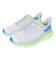 ホカ（HOKA）ランニングシューズ クリフトン9 ミディアムグレー フラッシュイエロー 1127895-STLC スニーカー ジョグ ウォーキング