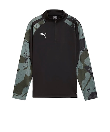 プーマ（PUMA）サッカーウェア ジュニア INDIVIDUAL リーガ カモ 1/4 ジップ クルースウェット 65981401
