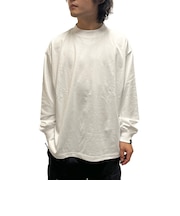 ヤックパック(YAK PAK)モックネック ロングTシャツ 4710017-07 WHT