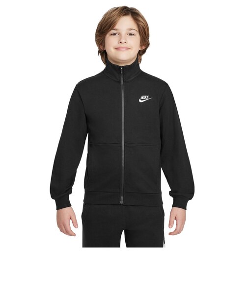 ナイキ（NIKE）ジュニア スポーツウェア LBR クラブ フルジップ ニット ジャケット FZ5513-010