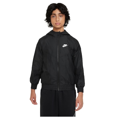 ナイキ（NIKE）ジュニア スポーツウェア ウィンドランナー フーデッド レペル ジャケット FZ5516-010