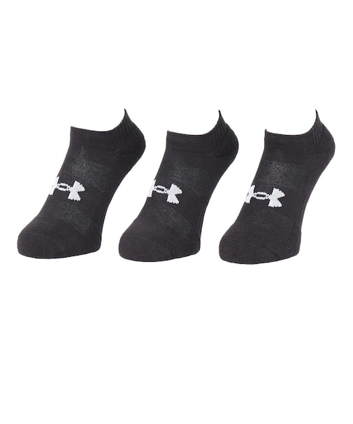 アンダーアーマー（UNDER ARMOUR）レーニング コットン ノーショー ソックス 3足組 1386313 001