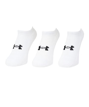 アンダーアーマー(UNDER ARMOUR)レーニング コットン ノーショー ソックス 3足組 1386313 100