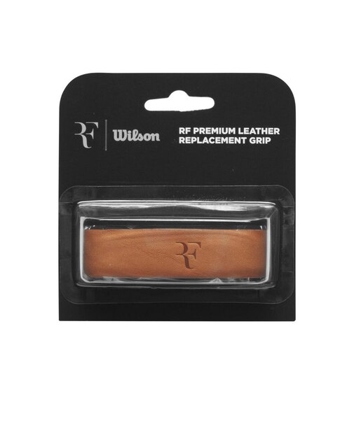 ウイルソン（Wilson）テニスグリップテープ 1本入り フェデラー ロジャーフェデラー RF LEATHER REPL グリップ Brown WR84443…