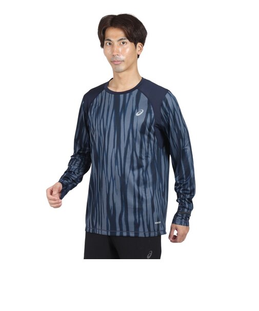 アシックス（ASICS）ROADランニンググラフィック長袖シャツ 2011D099.400