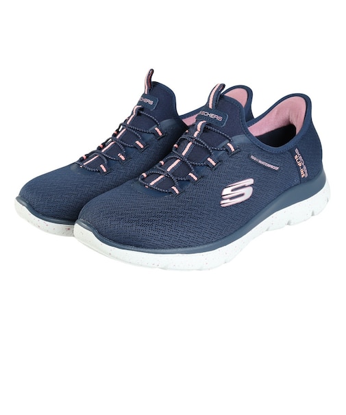 スケッチャーズ（SKECHERS）カジュアルシューズ スリップインズ サミッツ ベスト チョイス ワイド ネイビー 150199W-NVCL スニーカー ハンズフリー