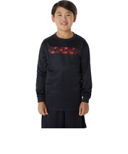 アシックス(ASICS)バスケットボールウェア ジュニア 長袖シャツ フロントプリントロゴ 2064A085.002