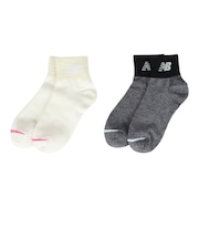 ニューバランス(new balance)2足組 ショートソックス LAS45750AS1