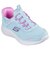 スケッチャーズ（SKECHERS）ジュニアスニーカー スポーツシューズ SI-BOUNDER-SMPL CUTE 303585L-TURQ