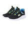 スケッチャーズ（SKECHERS）ジュニアスニーカー スリップインズ バウンダー ブリスクバースト 黒 403822L-BBLM スポーツシューズ ハンズフリー