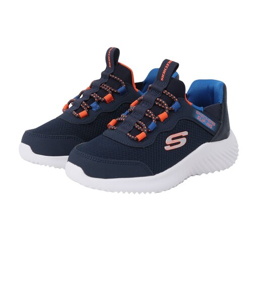 スケッチャーズ(SKECHERS)ジュニアスニーカー スポーツシューズ SI-BOUNDER-BRSK-BRST 403822L-NVBL