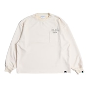 ヤックパック(YAK PAK)フェイクスエード ポケット 長袖 Tシャツ 4710012-05 IVO
