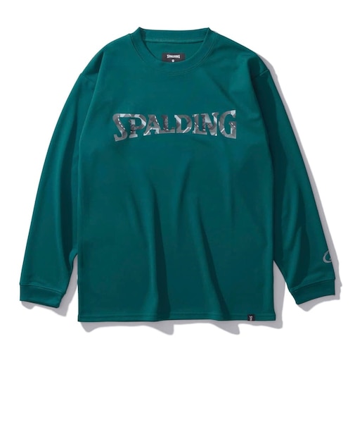 スポルディング（SPALDING）バスケットボールウェア ジュニア 長袖 Tシャツ ジオメトリック ロゴ SJT24157SP