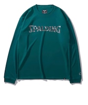 スポルディング(SPALDING)バスケットボールウェア 長袖 Tシャツ ジオメトリック ロゴ SMT24107SP