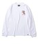 スポルディング（SPALDING）バスケットボールウェア 長袖 Tシャツ ビーグル レッツ プレイ フープス SMT24113WH