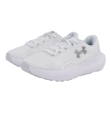 アンダーアーマー(UNDER ARMOUR)ランニングシューズ チャージドサージ4ワイド ホワイト 3028571 101 スニーカー ジョグ クッション性 …