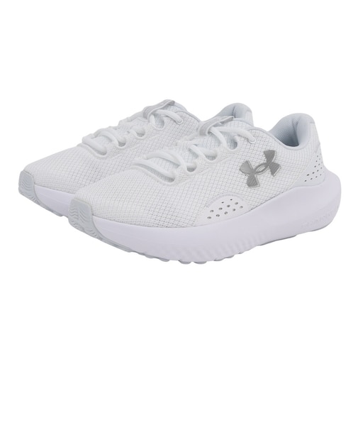 アンダーアーマー(UNDER ARMOUR)ランニングシューズ チャージドサージ4ワイド ホワイト 3028571 101 スニーカー ジョグ クッション性 …