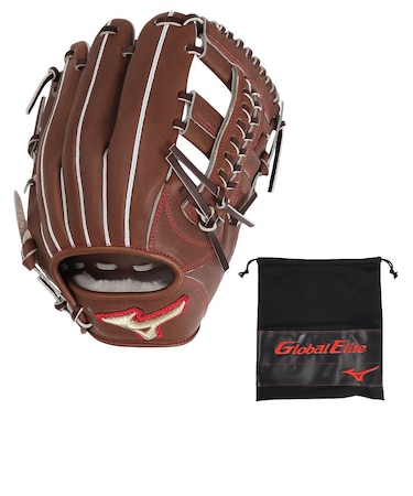 ミズノ（MIZUNO）硬式用グラブ 内野手用 野球グローブ グローバルエリート ジャパン Global Elite 1AJGH31303 82