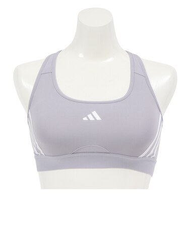 アディダス（adidas）Powerimpact トレイン ミディアムサポート スリーストライプス ブラ IKV29-IY7701