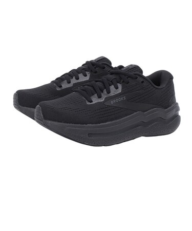 ブルックス(BROOKS)ランニングシューズ ゴーストマックス2ワイド ブラック BRW4203 BLK スニーカー ジョギング ウォーキング トレーニング