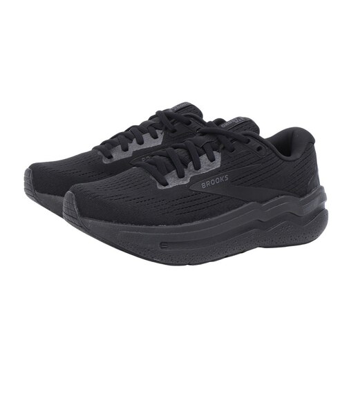 ブルックス(BROOKS)ランニングシューズ ゴーストマックス2ワイド ブラック BRW4203 BLK スニーカー ジョギング ウォーキング トレーニング