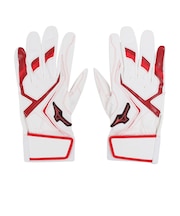 ミズノ(MIZUNO)バッティング用グローブ 野球 両手用 ウィルドライブ レッド 24AW 1EJEA54501