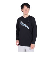 ルコックスポルティフ(lecoqsportif)テニスウェア プラクティス 長袖シャツ ロングスリーブ LN4FLT10M BK00