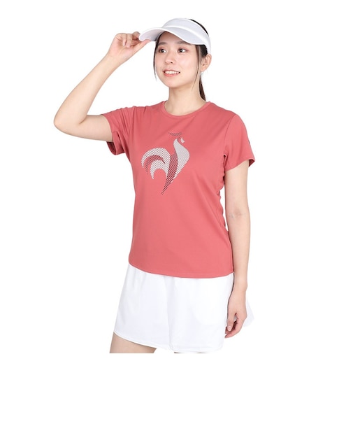 ルコックスポルティフ（lecoqsportif）テニスウェア プラクティスシャツ LN4FHT52L PK00