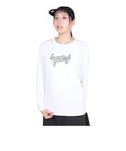 ルコックスポルティフ（lecoqsportif）テニスウェア シンプルロゴ 長袖シャツ ロングスリーブ LN4FLT20L WH00