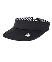 ルコックスポルティフ(lecoqsportif)テニス サンバイザー リバーシブルサンバイザー QTCYJC50 BK