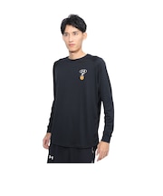 アンダーアーマー(UNDER ARMOUR)バスケットボールウェア テック グラフィック ロングスリーブ Tシャツ 1388344 001