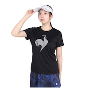 ルコックスポルティフ(lecoqsportif)テニスウェア 半袖 プラクティスシャツ LN4FHT52L BK00